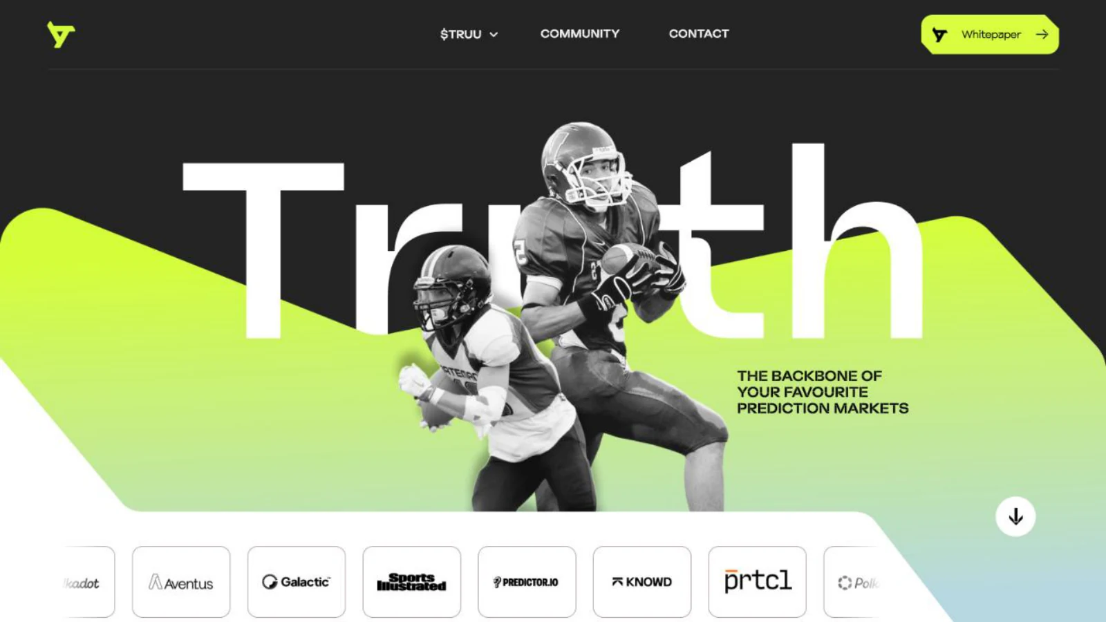 Truth Network website artwork with the Truth masthead and partner strip